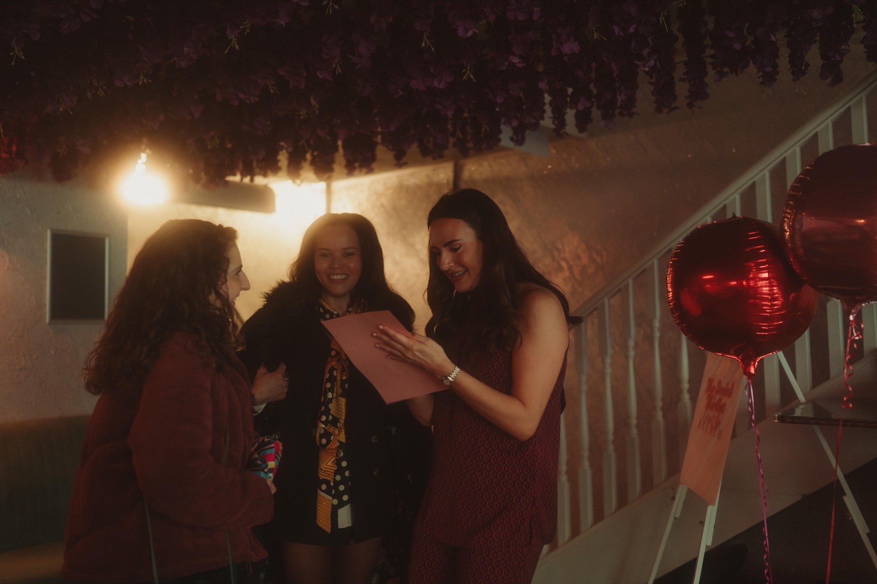 Guests being welcomed and checked in at a Social Thirties event