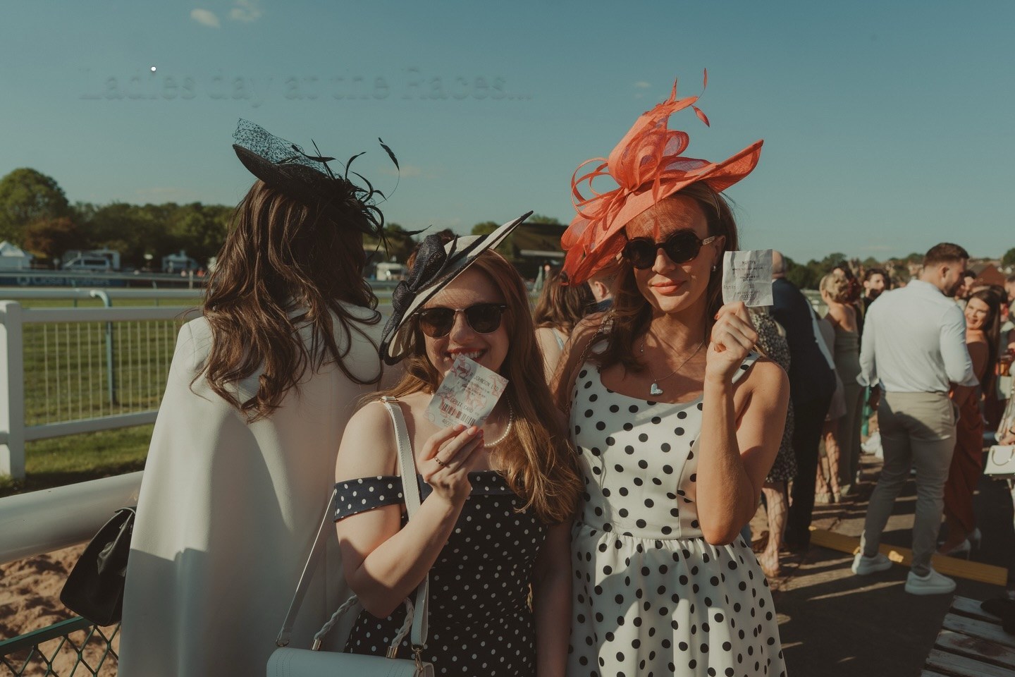 Ladies Day at the Races — members in fascinators